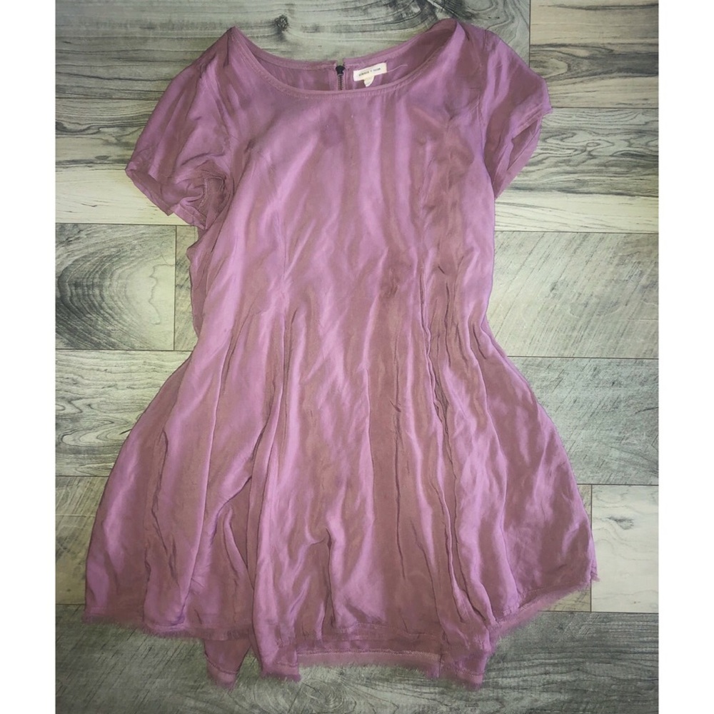 Purple mini dress